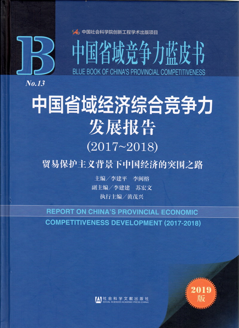 那操个鸡巴啊操中国省域经济综合竞争力发展报告（2017-2018）